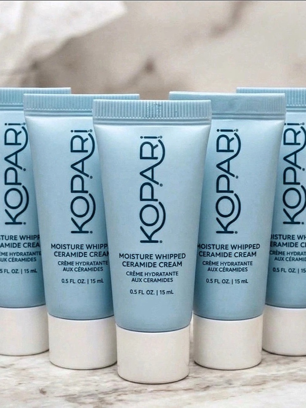 Kopari Moisture Whipped Ceramide Cream 5-Tube Set 15ml each